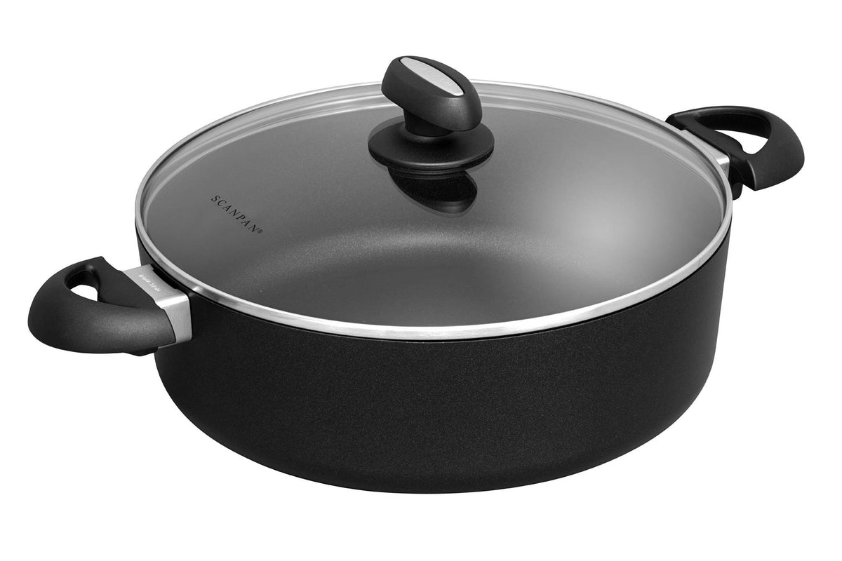 ES5 6 QT Covered Braiser Set with Fry Basket
