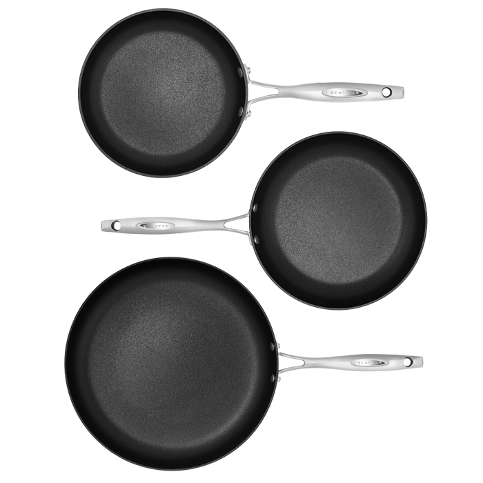 HAPTIQ 3-Piece Fry Pan Set