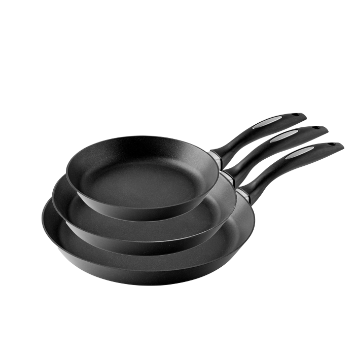 ES5 3-Piece Fry Pan Set - 8.5", 10.25" & 11.75"