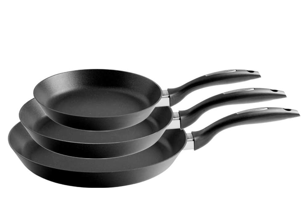 ES5 3-Piece Fry Pan Set - 8.5", 10.25" & 11.75"